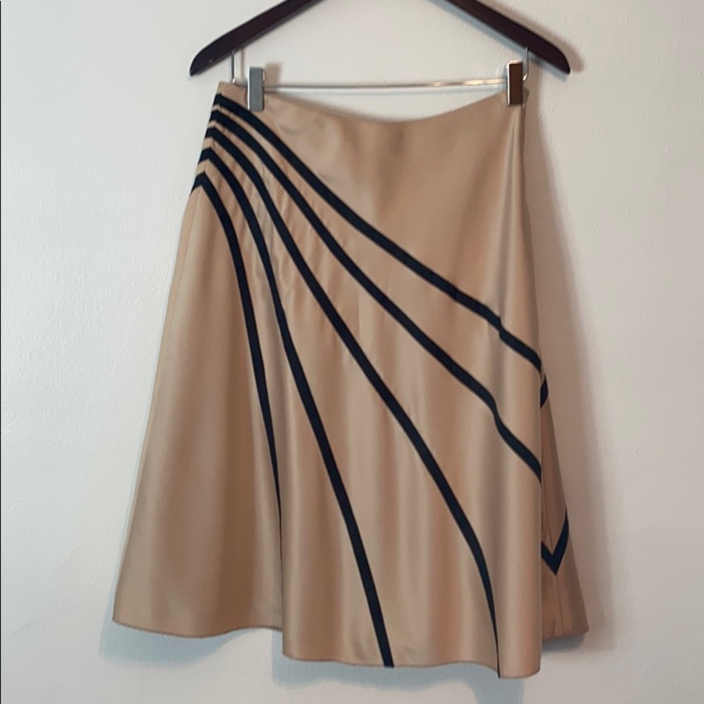 WHBM A-line Satin Skirt